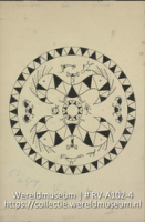 Serie G.M. Versteeg, album 3/4; Nieuw-Guinea expedities; expeditie; Tekening (Collectie Wereldmuseum, RV-A102-4), Versteeg, Gerard