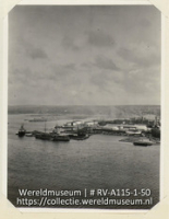 Serie C.H. De Goeje, album (1/4); Reis naar de Nederlandse Antillen en Suriname; reisfoto; De haven Schottegat op het eiland Curacao gezien vanaf Fort Nassau (Collectie Wereldmuseum, RV-A115-1-50), De Goeje, C.H.