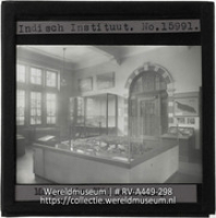 Lantaarnplaten: Indisch Instituut /Ver Koloniaal Instituut; Indisch Instituut. Maquette Willemstad. (Collectie Wereldmuseum, RV-A449-298)