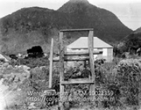 Saba. Inl. suikermolen; Een kleine houten molen op Saba (Collectie Wereldmuseum, TM-10021359)
