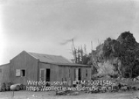 Huisje bij Fontein, Bonaire; Een huis bij Fontein (Collectie Wereldmuseum, TM-10021546)
