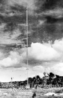 Radiotechniek Curacao. Verticale rondstraler. Radiobaken; Een radiobaken (Collectie Wereldmuseum, TM-10021672)