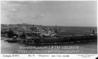 Waterfort seen from the outside; Curacao. Gezicht op het waterfort; Zicht op de muren van het Waterfort van Willemstad; View on the walls of the Waterfort of Willemstad (Collectie Wereldmuseum, TM-10028978)