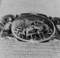 Grafsteen van Sarah de Crasto uit 1748 op de Joodse begraafplaats; Grafsteen op de oude Joodse begraafplaats, Sarah de Crasto, 1748 (Collectie Wereldmuseum, TM-20003978), Lawson, Boy
