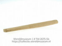 Houten spatel voor de bereiding van een maismeelgerecht; Palu di funchi (Collectie Wereldmuseum, TM-2675-5b)