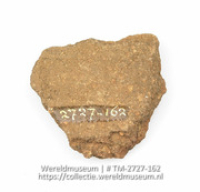 Aardewerken fragment (Collectie Wereldmuseum, TM-2727-162)