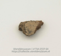 Aardewerken fragment (Collectie Wereldmuseum, TM-2727-94)