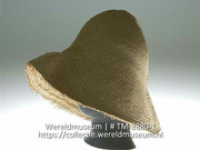 Gevlochten vissershoed (Collectie Wereldmuseum, TM-2880-1)