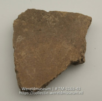 Aardewerken fragment (Collectie Wereldmuseum, TM-3163-43)