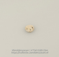 Schijfje van schelp (Collectie Wereldmuseum, TM-3189-22m)