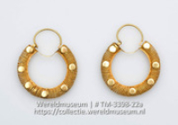 Gouden oorhanger (Collectie Wereldmuseum, TM-3398-22a)