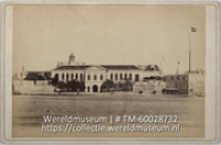 Gouvernements Huis. - (Willemstad); Gezicht op het gouvernementsgebouw (Collectie Wereldmuseum, TM-60028732), Soublette et Fils; Robert Soublette