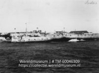 Stadszijde; Havenhoofd Willemstad, met oude fort (Collectie Wereldmuseum, TM-60046309)