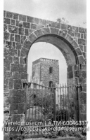 St. Eustatius, ruine synagoge; Ruine van de Ned. Hervormde kerk (Collectie Wereldmuseum, TM-60046337)