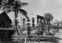 Ruine op St. Eustatius; Ruine van de Joodse synagoge op St. Eustatius; Ruine van de Joodse synagoge (Collectie Wereldmuseum, TM-60046339)