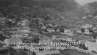 Saba, panorama van 'The Bottom'; Luchtfoto van Bottom (Collectie Wereldmuseum, TM-60047582)