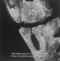 Luchtfoto van Willemstad (Collectie Wereldmuseum, TM-60047589), Koninklijke Luchtvaart Maatschappij (KLM)