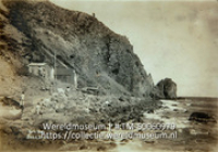 Fort Bay. Saba, D.W.I.; Gezicht op de landingsplaats, Fort-baai; Landing place view, Fort Bay (Collectie Wereldmuseum, TM-60060979)