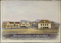 Straatgezicht te Willemstad (Collectie Wereldmuseum, TM-H-3411), Springer, Cornelis