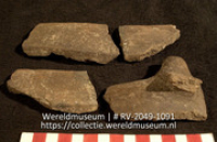 Versierd aardewerk (fragmenten) (Collectie Wereldmuseum, RV-2049-1091)
