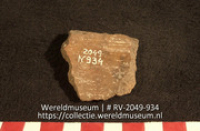 Aardewerk (fragment) (Collectie Wereldmuseum, RV-2049-934)