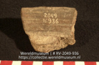 Aardewerk (fragment) (Collectie Wereldmuseum, RV-2049-936)