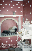 Stijlkamer in het Curacao's Museum; Interieur van het Curacaosche Museum, Willemstad (Collectie Wereldmuseum, TM-20034655), Fontaine, Frans