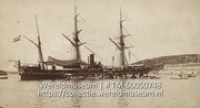 Alkmaar i/d haven van Curacao; Het Nederlandse zeil/stoomschip Alkmaar in de haven van Curacao (Collectie Wereldmuseum, TM-60050748), Soublette et Fils; Robert Soublette