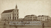 Jodenkerk, Pietermaai; De synagoge op Pietermaai, Curacao (Collectie Wereldmuseum, TM-60050765), Soublette et Fils; Robert Soublette