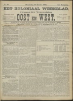 Het Koloniaal Weekblad (17 october 1901) : Orgaan der Vereeniging Oost en West