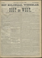 Het Koloniaal Weekblad (7 november 1901) : Orgaan der Vereeniging Oost en West