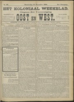 Het Koloniaal Weekblad (12 december 1901) : Orgaan der Vereeniging Oost en West