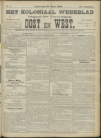 Het Koloniaal Weekblad (20 maart 1902) : Orgaan der Vereeniging Oost en West