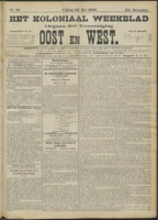 Het Koloniaal Weekblad (23 mei 1902) : Orgaan der Vereeniging Oost en West