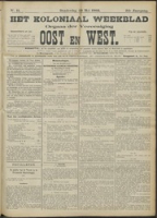Het Koloniaal Weekblad (29 mei 1902) : Orgaan der Vereeniging Oost en West