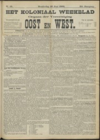 Het Koloniaal Weekblad (26 juni 1902) : Orgaan der Vereeniging Oost en West