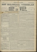 Het Koloniaal Weekblad (10 juli 1902) : Orgaan der Vereeniging Oost en West