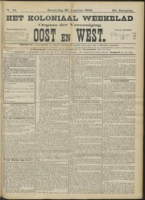 Het Koloniaal Weekblad (28 augustus 1902) : Orgaan der Vereeniging Oost en West
