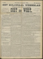 Het Koloniaal Weekblad (4 september 1902) : Orgaan der Vereeniging Oost en West