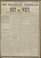 Het Koloniaal Weekblad (11 september 1902) : Orgaan der Vereeniging Oost en West