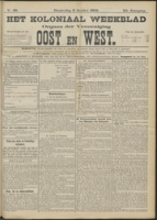 Het Koloniaal Weekblad (9 october 1902) : Orgaan der Vereeniging Oost en West