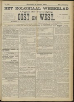Het Koloniaal Weekblad (1903) : Orgaan der Vereeniging Oost en West
