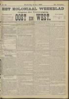 Het Koloniaal Weekblad (11 juni 1903) : Orgaan der Vereeniging Oost en West, Vereeniging Oost en West