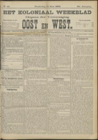 Het Koloniaal Weekblad (18 juni 1903) : Orgaan der Vereeniging Oost en West, Vereeniging Oost en West