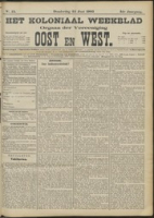 Het Koloniaal Weekblad (25 juni 1903) : Orgaan der Vereeniging Oost en West, Vereeniging Oost en West
