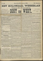 Het Koloniaal Weekblad (20 augustus 1903) : Orgaan der Vereeniging Oost en West, Vereeniging Oost en West