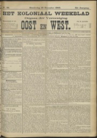 Het Koloniaal Weekblad (10 december 1903) : Orgaan der Vereeniging Oost en West, Vereeniging Oost en West