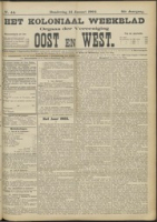 Het Koloniaal Weekblad (14 januari 1904) : Orgaan der Vereeniging Oost en West