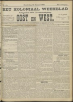 Het Koloniaal Weekblad (21 januari 1904) : Orgaan der Vereeniging Oost en West