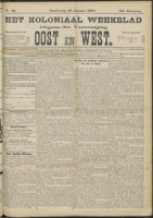 Het Koloniaal Weekblad (28 januari 1904) : Orgaan der Vereeniging Oost en West